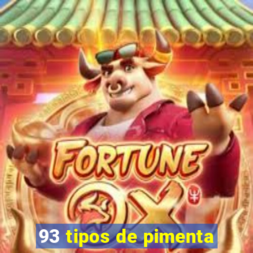 93 tipos de pimenta