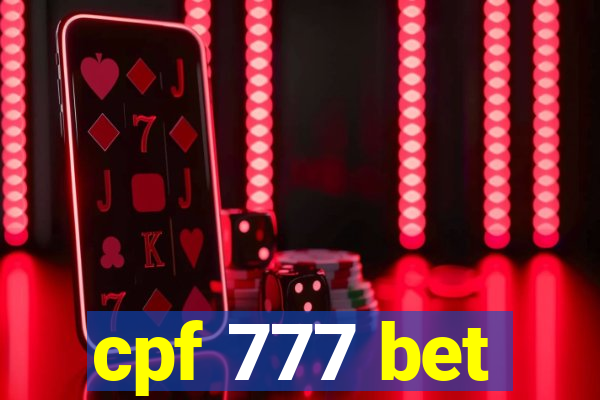 cpf 777 bet