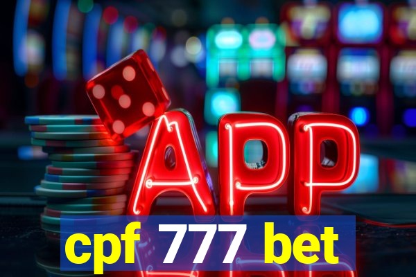 cpf 777 bet