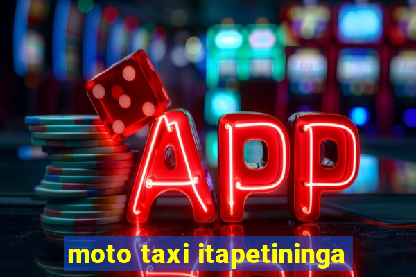 moto taxi itapetininga