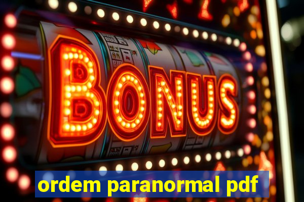 ordem paranormal pdf