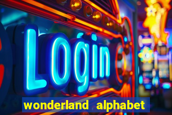 wonderland alphabet comic studio