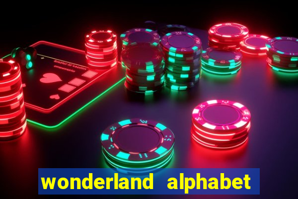 wonderland alphabet comic studio