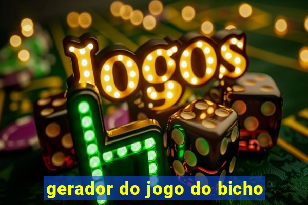 gerador do jogo do bicho