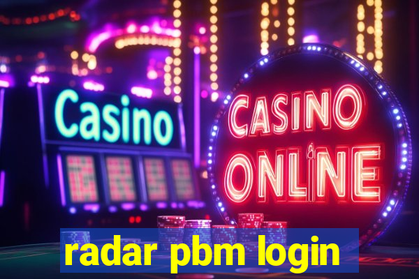 radar pbm login