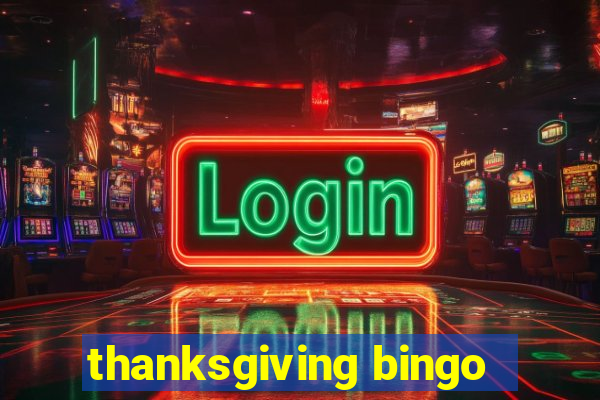 thanksgiving bingo