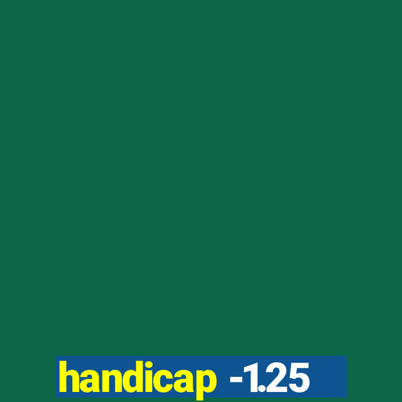 handicap -1.25