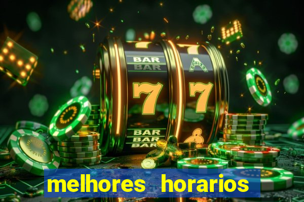 melhores horarios pagantes fortune tiger