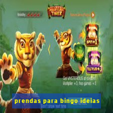 prendas para bingo ideias