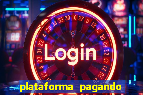 plataforma pagando no cadastro slots