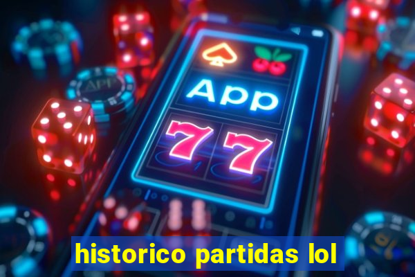 historico partidas lol