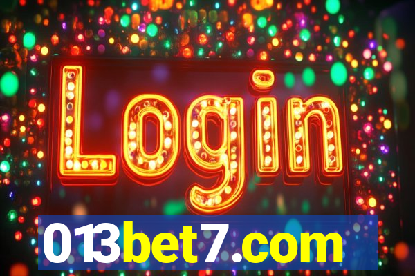 013bet7.com