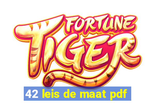 42 leis de maat pdf