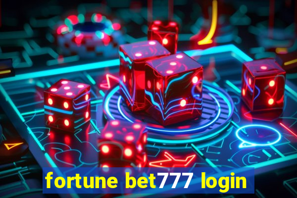 fortune bet777 login