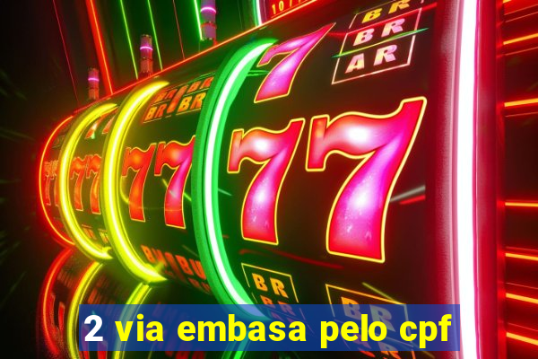 2 via embasa pelo cpf