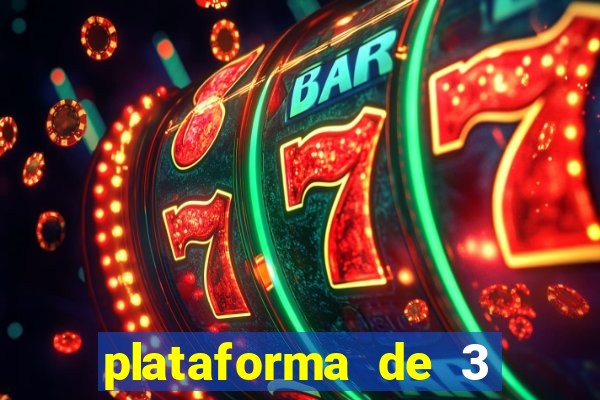 plataforma de 3 reais jogo