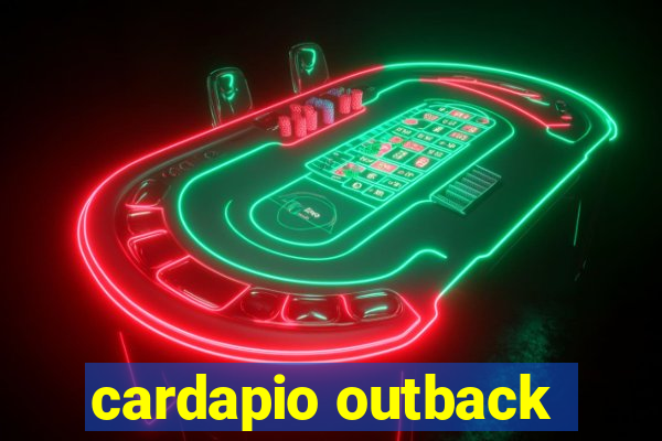 cardapio outback