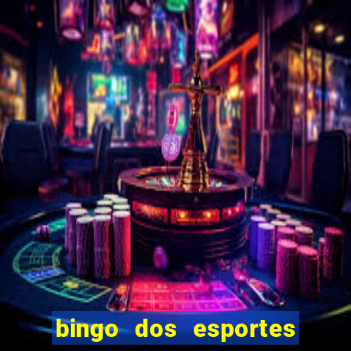 bingo dos esportes para imprimir