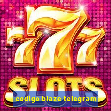 codigo blaze telegram