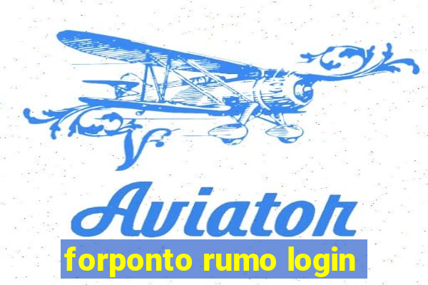 forponto rumo login