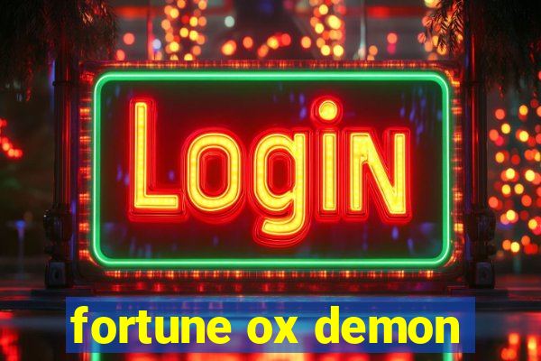 fortune ox demon