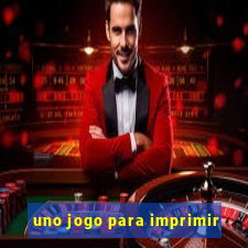 uno jogo para imprimir