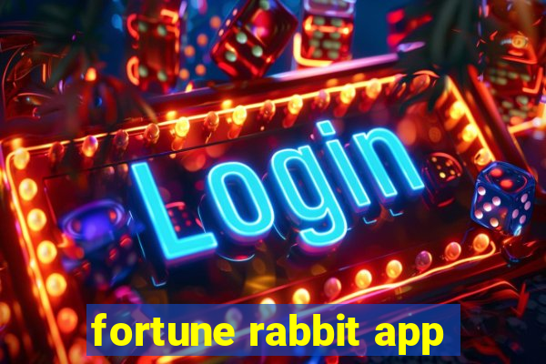 fortune rabbit app