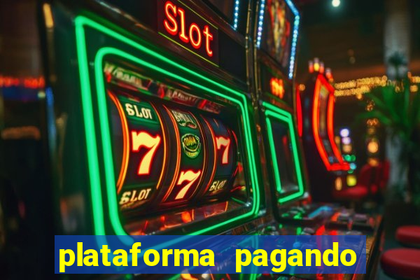 plataforma pagando fortune tiger