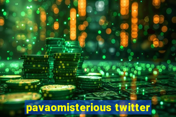 pavaomisterious twitter