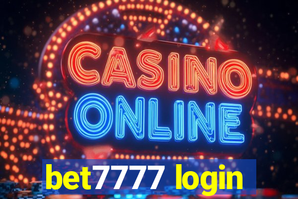 bet7777 login