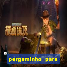 pergaminho para escrever dentro