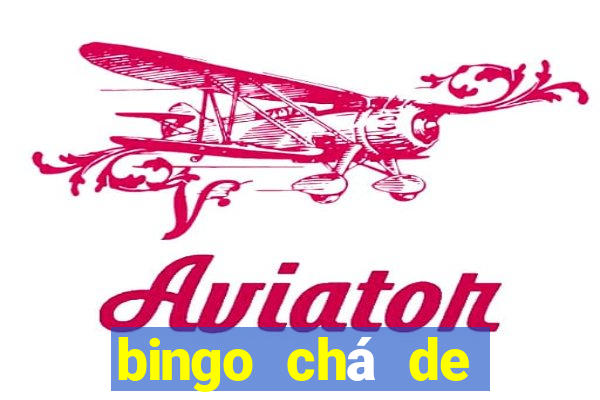 bingo chá de bebê excel