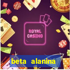 beta alanina aumenta a pressao