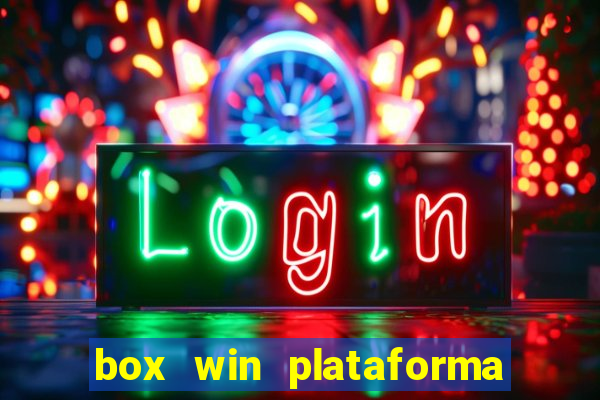 box win plataforma de jogos