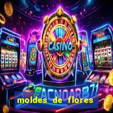 moldes de flores gigantes para imprimir