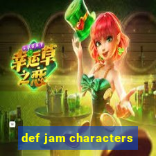 def jam characters