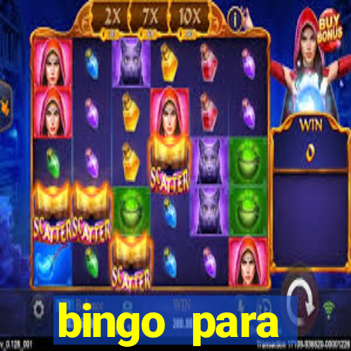 bingo para despedida de solteira para imprimir