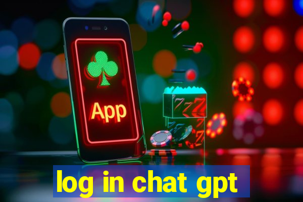 log in chat gpt